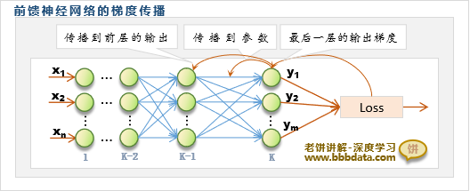 前馈神经网络的梯度传播